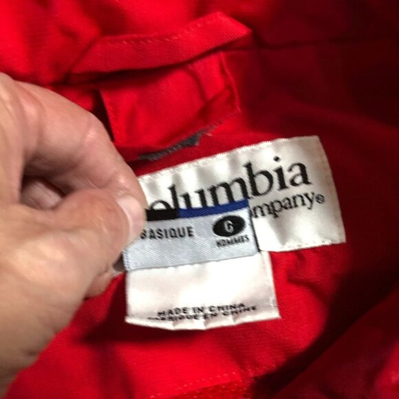 Columbia Men's Interchange Double Whammy  Jacket Shell Large Red Full Zip - Picture 12 of 16
